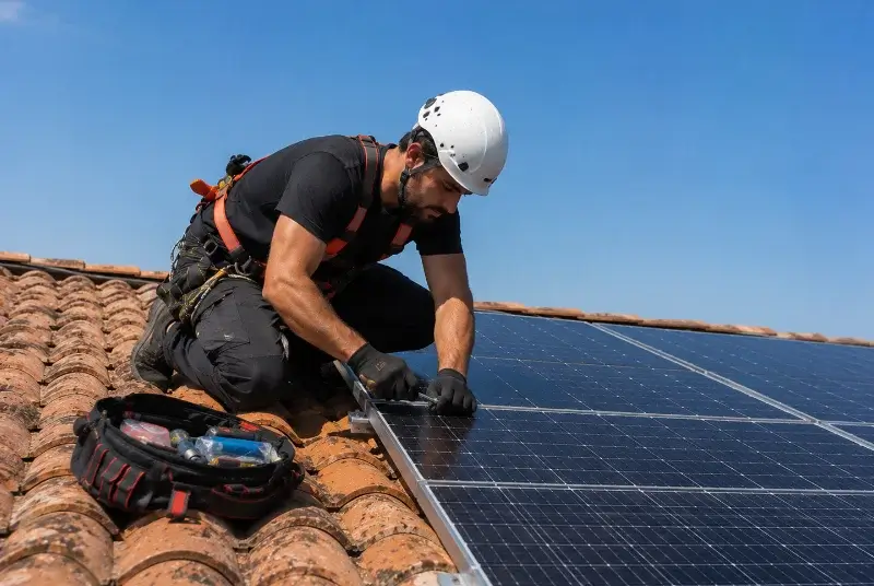 Maintenance et monitoring de panneaux solaires à Estadens