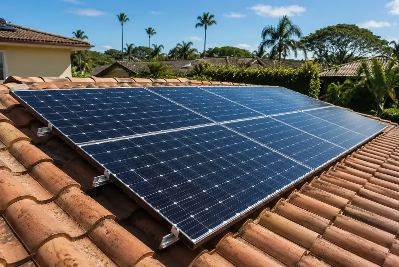 Installation de panneaux solaires à Estadens